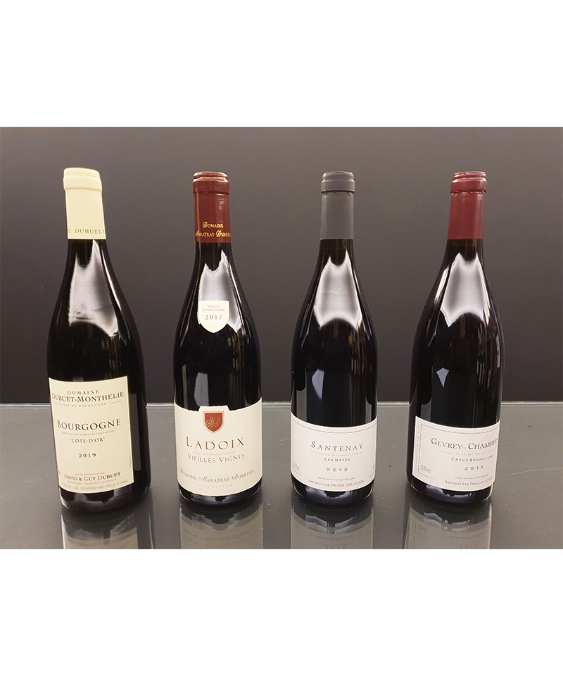 De 12 rode Bourgognes