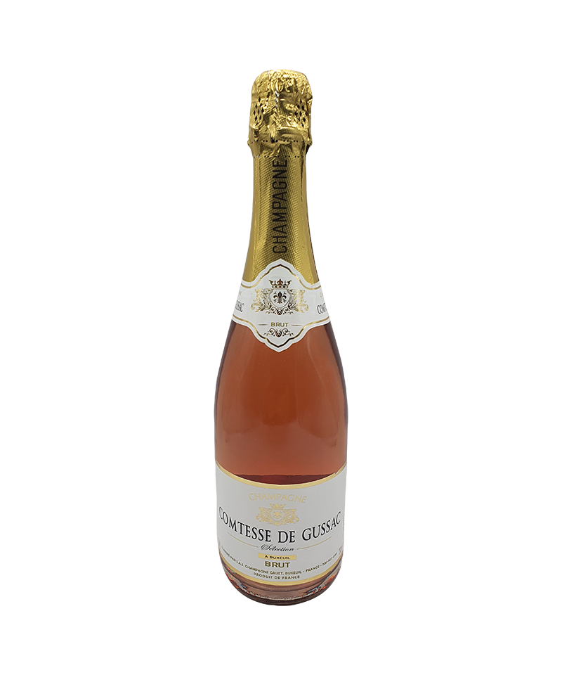 Champagne Comtesse de Gussac rosé